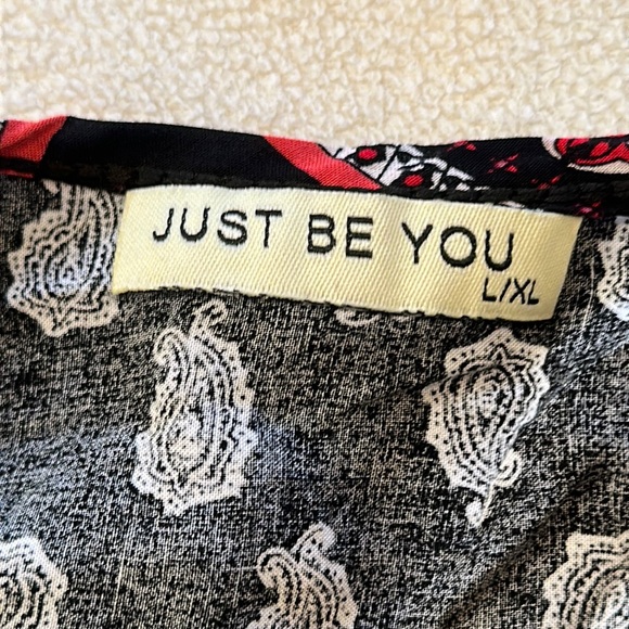 BOHO fun and interesting Just Be You open cardigan size L/XL - Picture 3 of 6